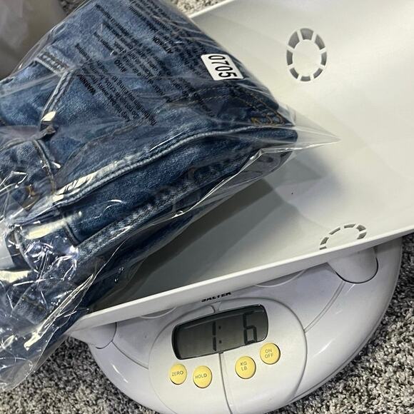 Ba&sh Colorblock Straight Leg Denim Jeans Women’s 3(L)Elevated Basic Capsule - Picture 12 of 12